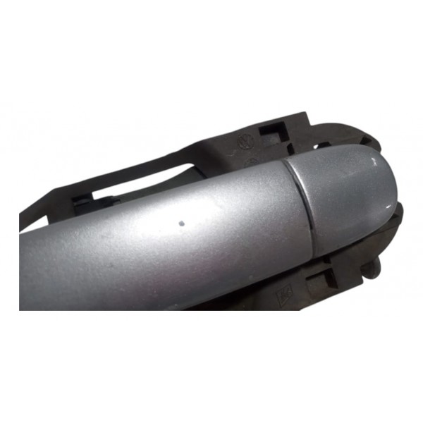 Maçaneta Externa Traseira Esquerda Vw Fox 2008 Prata Traseira
