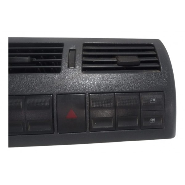 Moldura Central Botão Alerta Vidro Vw Gol G3 Com Detalhe