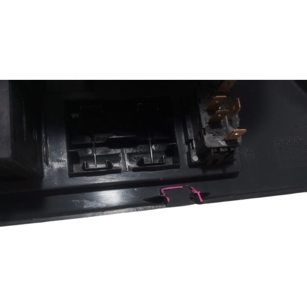 Moldura Central Botão Alerta Vidro Vw Gol G3 Com Detalhe