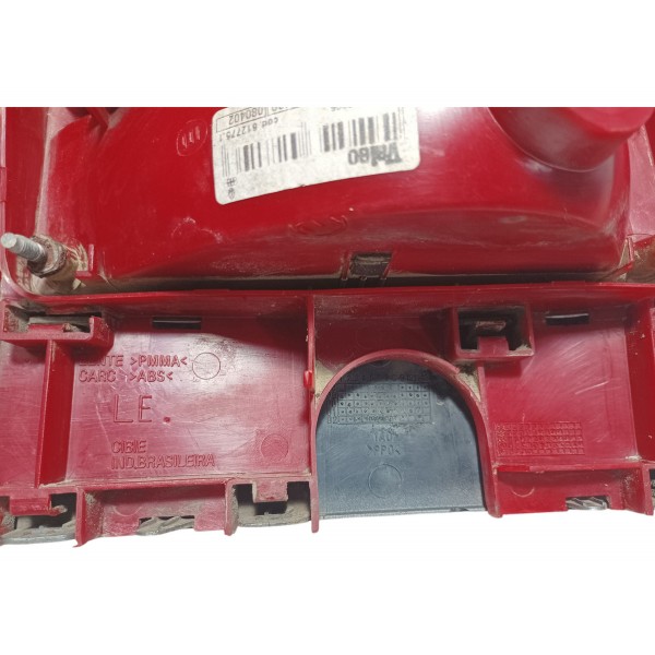 Lanterna Traseira Esquerda Vw Gol G3 2003 Esquerdo/motorista Vermelho