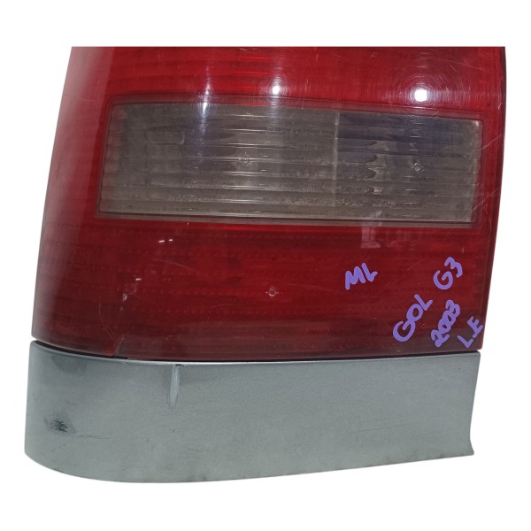 Lanterna Traseira Esquerda Vw Gol G3 2003 Esquerdo/motorista Vermelho