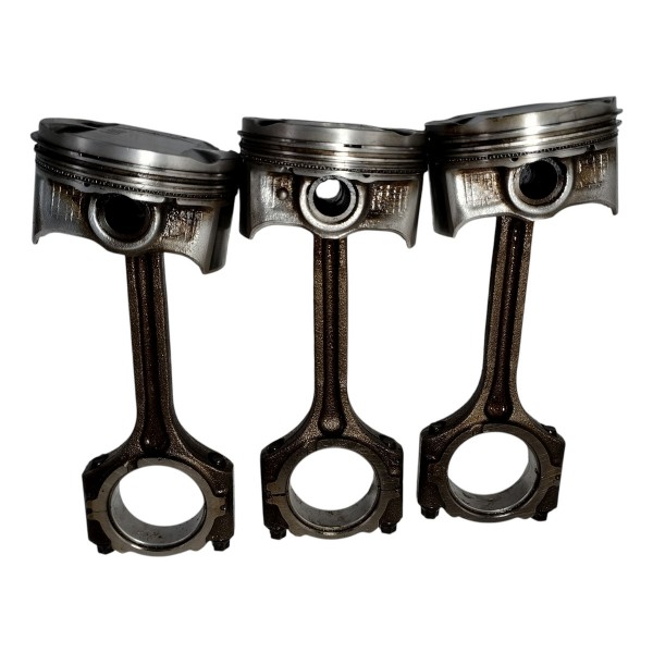 Virabrequim Com Pistao Biela Hyundai Hb20 1.0 3 Cilindros