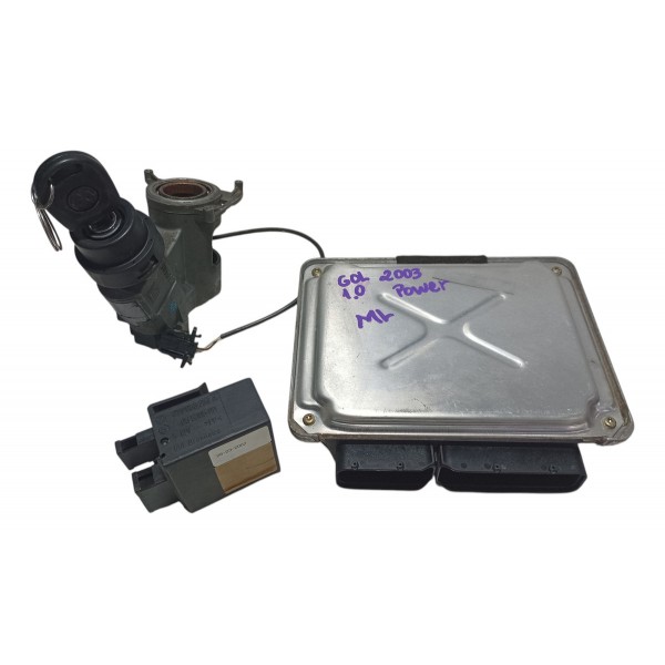 Kit Módulo Injeção Vw Gol 1.0 2003 Iaw4lvar