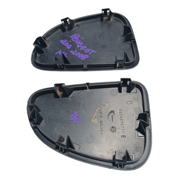 Tampa Acabamento Lateral Painel Peugeot 206 2008 Par