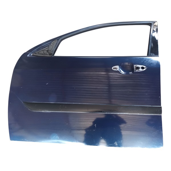 Porta Dianteira Esquerda Ford Focus 2005 Dianteira Esquerdo Azul