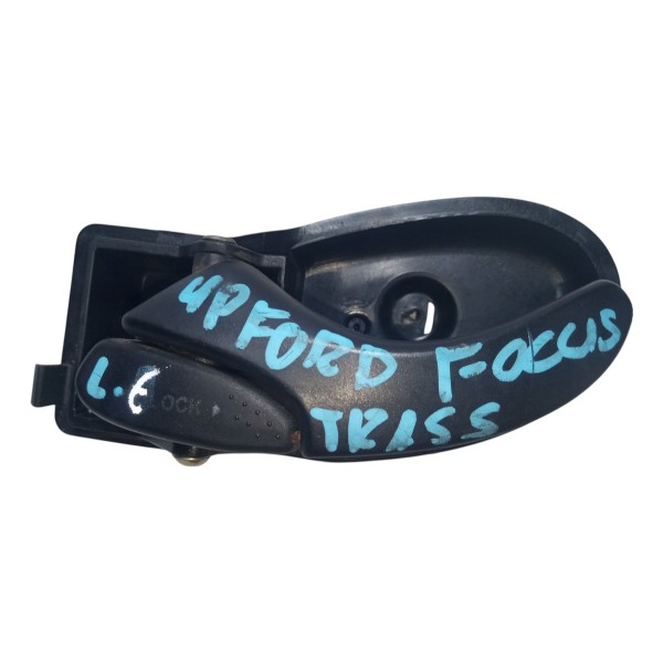 Maçaneta Interna Traseira Esquerda Ford Focus 2005 Preto Traseira