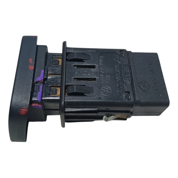 Botão Pisca Alerta Vw Gol G5 2009 Preto