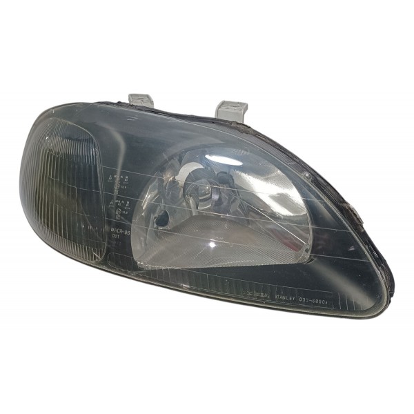 Farol Lado Direito Máscara Negra Honda Civic 1998 Direito/passageiro