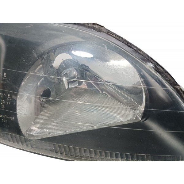 Farol Lado Direito Máscara Negra Honda Civic 1998 Direito/passageiro