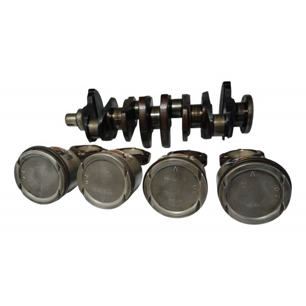 Virabrequim Com Bielas Renault Scenic 2.0 16v 2004 Std