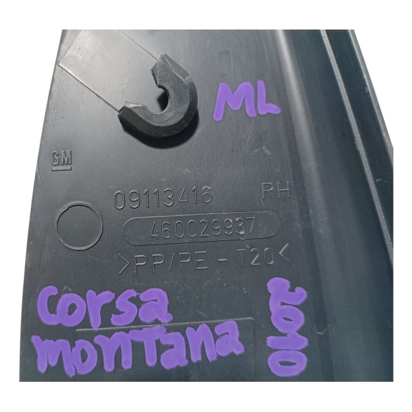 Moldura Porta Traseira Direita Gm Corsa Montana 2010