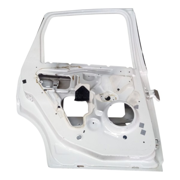 Porta Traseira Esquerda Ford Fiesta 2014 Com Detalhe Traseira Esquerdo Branco