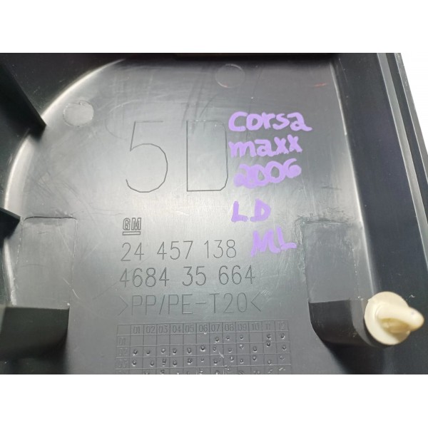 Acabamento Interno Retrovisor Direito Gm Corsa Maxx 2006