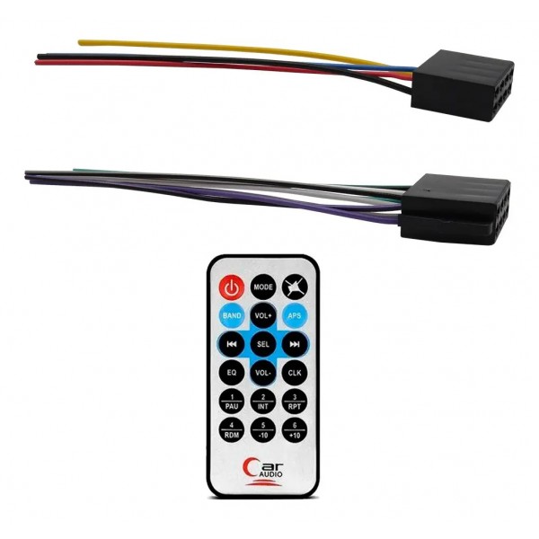 Som Rádio Automotivo Bluetooth Usb Card Sd Aux Fm Mp3 H-tech
