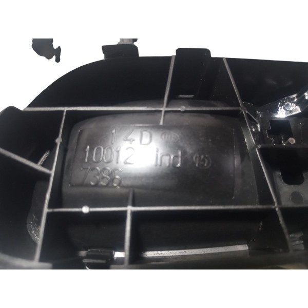 Maçaneta Interna Dianteira Direita Citroen C4 2010 Prateado Dianteira