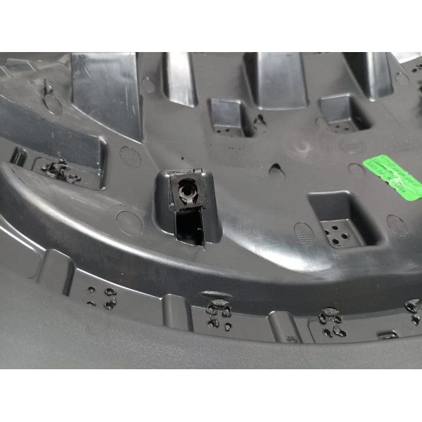 Moldura Acabamento Painel Instrumento Fiat Punto 2012 Cinza-escuro