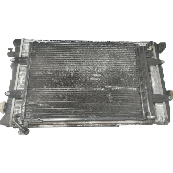 Kit Radiador Vw Polo Fox Power 1.6 2008 2009 2010 Preto