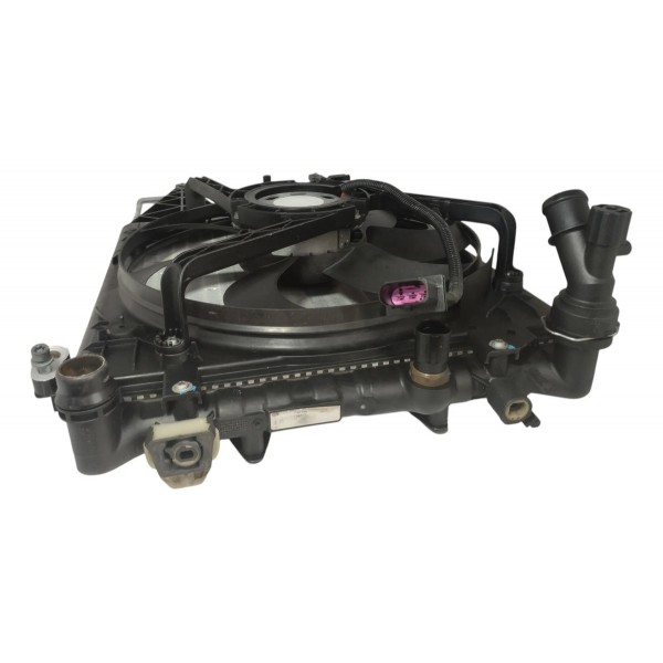 Kit Radiador Vw Polo Fox Power 1.6 2008 2009 2010 Preto