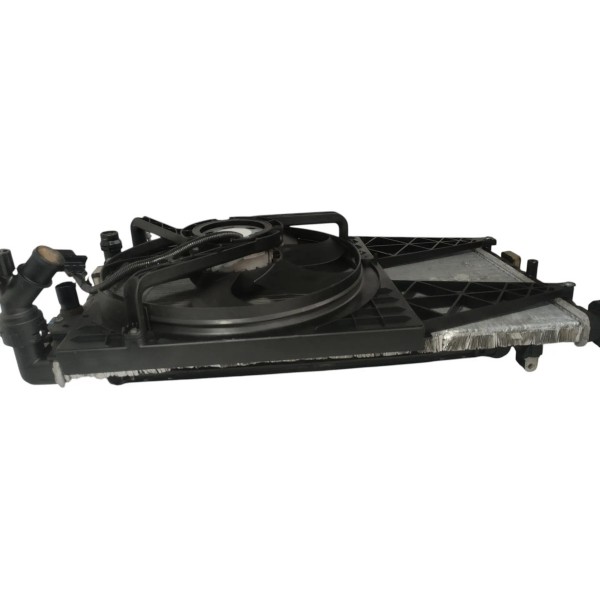 Kit Radiador Vw Polo Fox Power 1.6 2008 2009 2010 Preto
