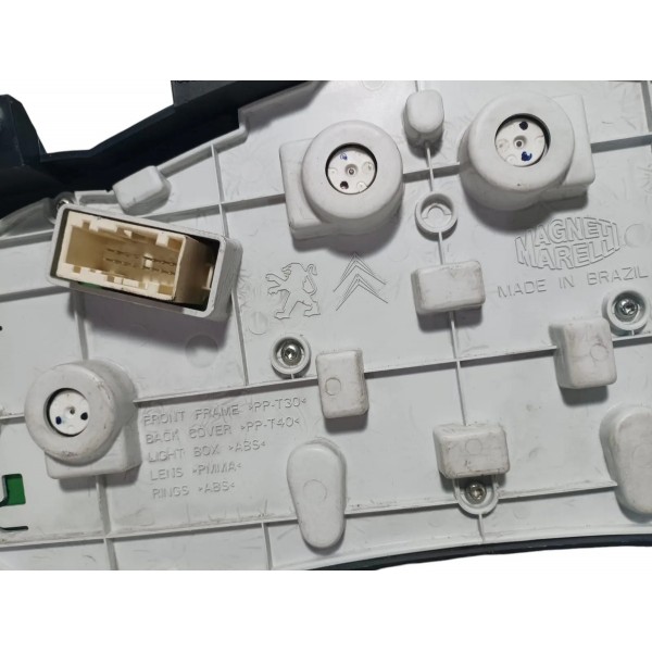 Painel Instrumento Velocímetro Peugeot 207 2012 Branco