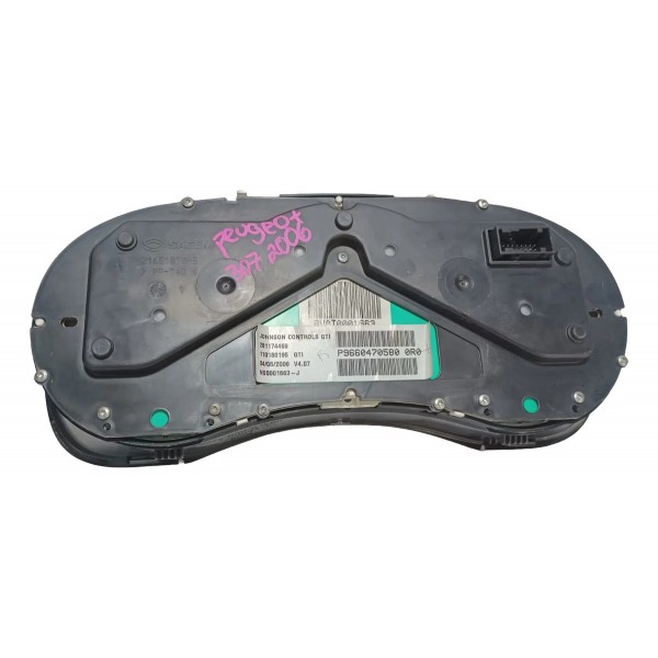 Painel Instrumento Velocímetro Peugeot 307 2006 Preto