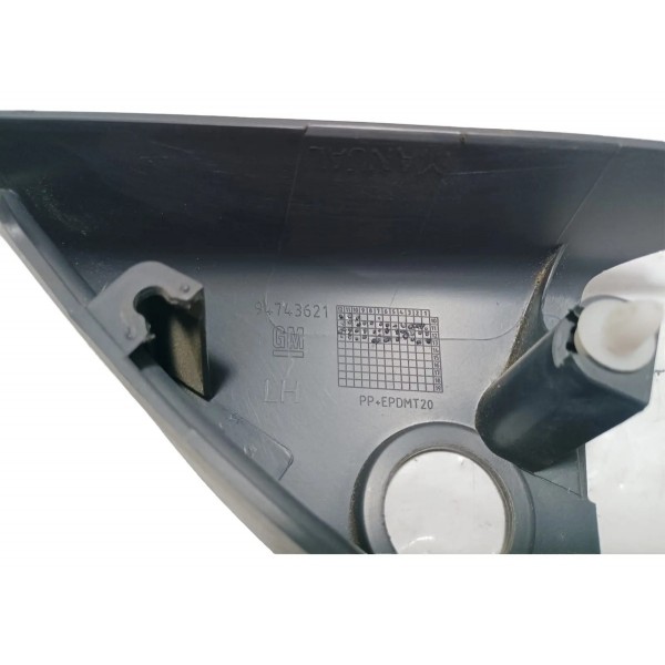 Acabamento Interno Retrovisor Esquerdo Gm Montana 2014 Cinza-escuro