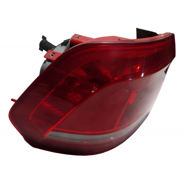 Lanterna Traseira Esquerda Vw Fox 2014 Esquerdo/motorista Vermelho