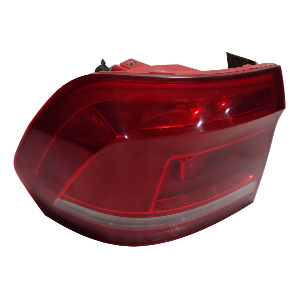 Lanterna Traseira Esquerda Vw Fox 2014 Esquerdo/motorista Vermelho