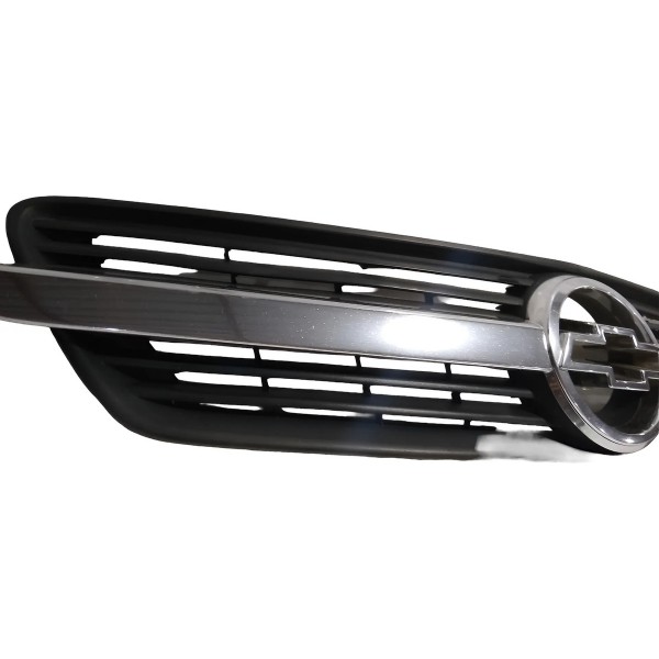 Grade Frontal Dianteira Gm Meriva 2003 2012 Preto Brilhante