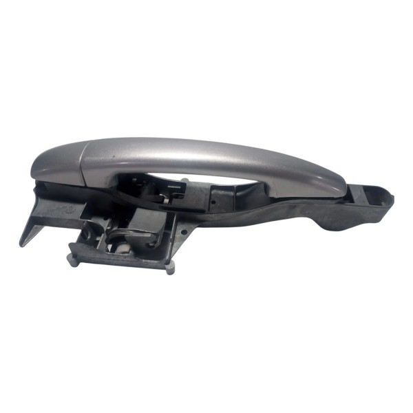 Maçaneta Externa Traseira Esquerda Citroen C4 2010 Prateado Traseira