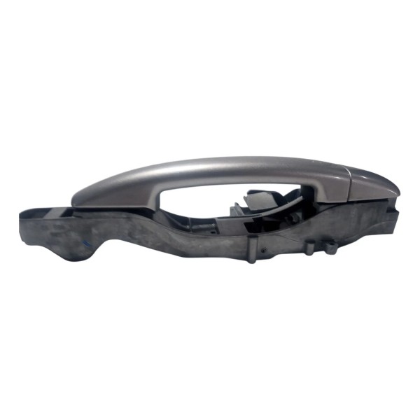 Maçaneta Externa Traseira Esquerda Citroen C4 2010 Prateado Traseira