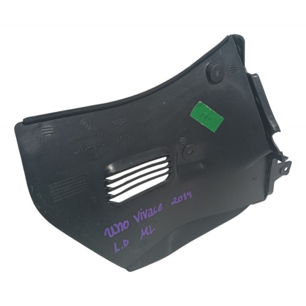 Acabamento Lateral Console Direito Fiat Uno Vivace 2014 Cinza-escuro