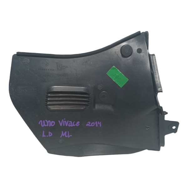 Acabamento Lateral Console Direito Fiat Uno Vivace 2014 Cinza-escuro