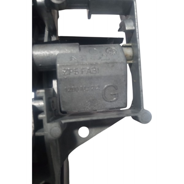 Maçaneta Externa Dianteira Esquerda Citroen C4 2010 Prateado Dianteira