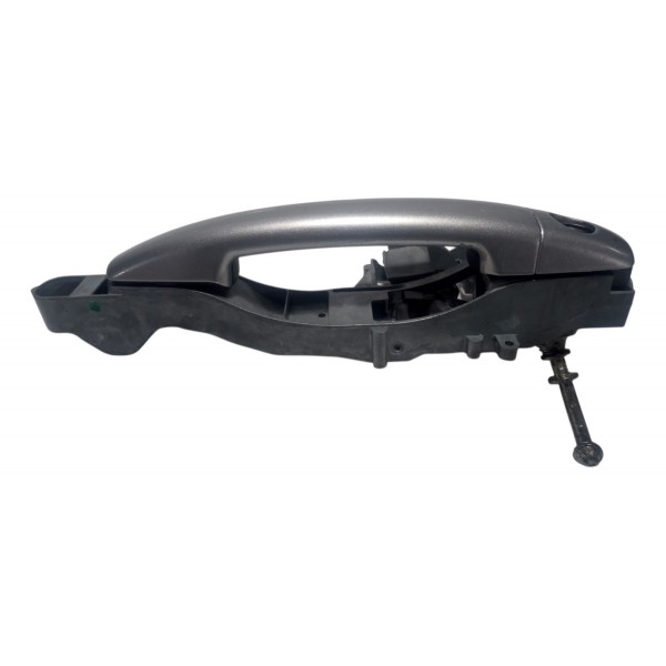 Maçaneta Externa Dianteira Esquerda Citroen C4 2010 Prateado Dianteira