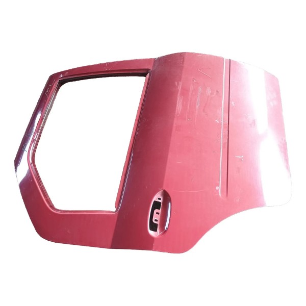 Porta Traseira Lado Direito Renault Logan 2011 Traseira Direito Vermelho