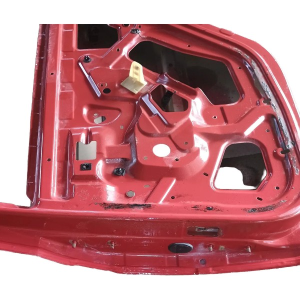 Porta Traseira Lado Direito Renault Logan 2011 Traseira Direito Vermelho