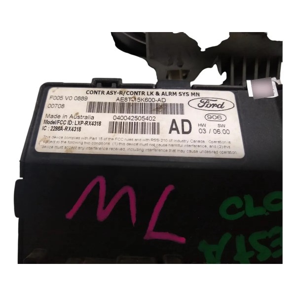 Kit Módulo Injeção Ford New Fiesta 1.6 2010 0261s06047