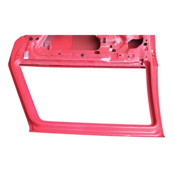 Porta Traseira Lado Direito Vw Gol G4 2010 Traseira Direito Vermelho