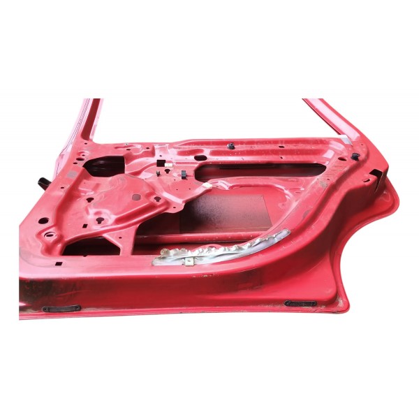 Porta Traseira Lado Direito Vw Gol G4 2010 Traseira Direito Vermelho