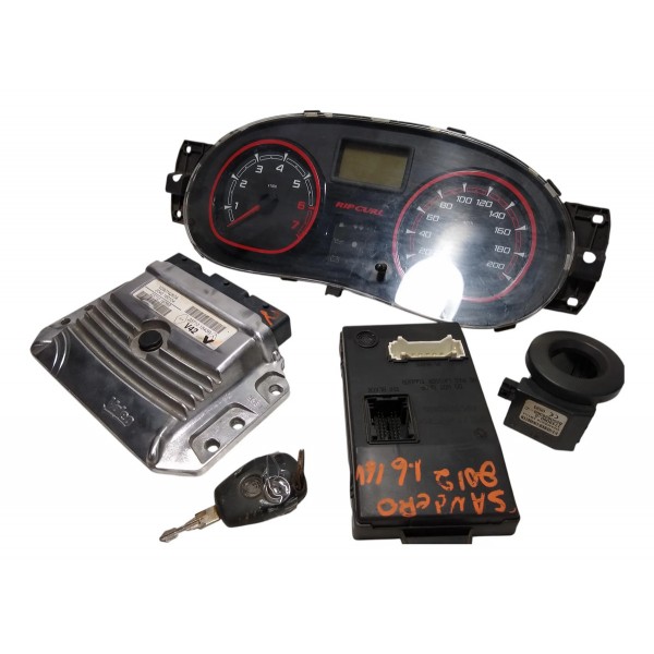 Kit Módulo Injeção Renault Sandero 1.6 2012 V29014250a