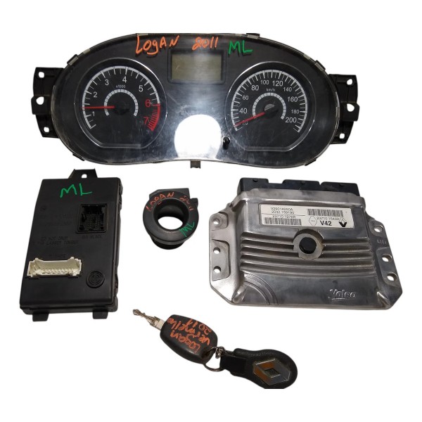 Kit Módulo Injeção Renault Logan 1.0 2011 16v  V29014250a