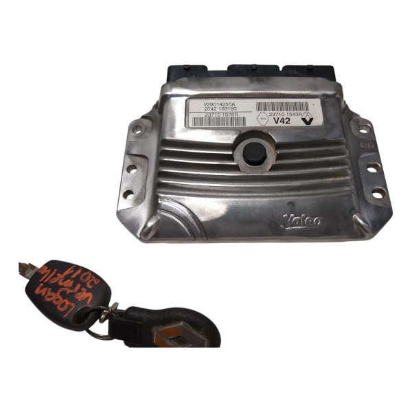 Kit Módulo Injeção Renault Logan 1.0 2011 16v  V29014250a
