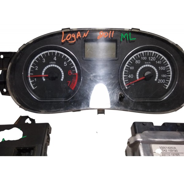 Kit Módulo Injeção Renault Logan 1.0 2011 16v  V29014250a