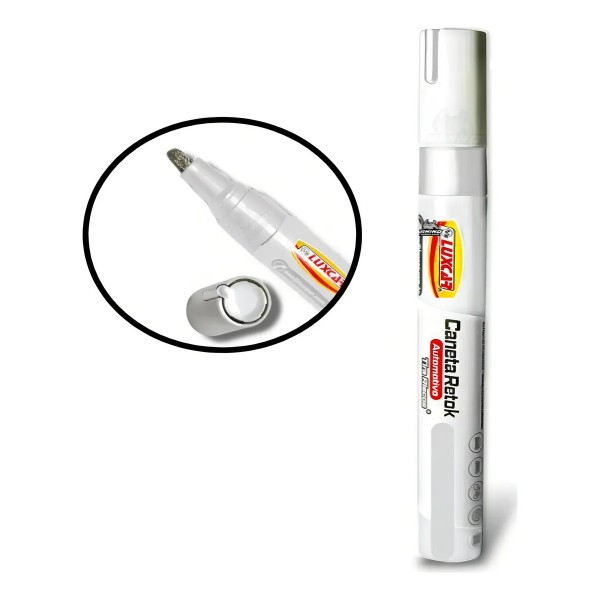 Caneta Retok Tira Riscos Automotivos Diversas Cores Luxcar Cor Preto