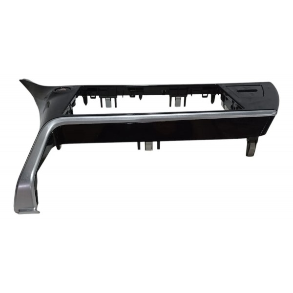 Moldura Painel Central Multimídia Alerta Toyota Corolla 2018 Preto