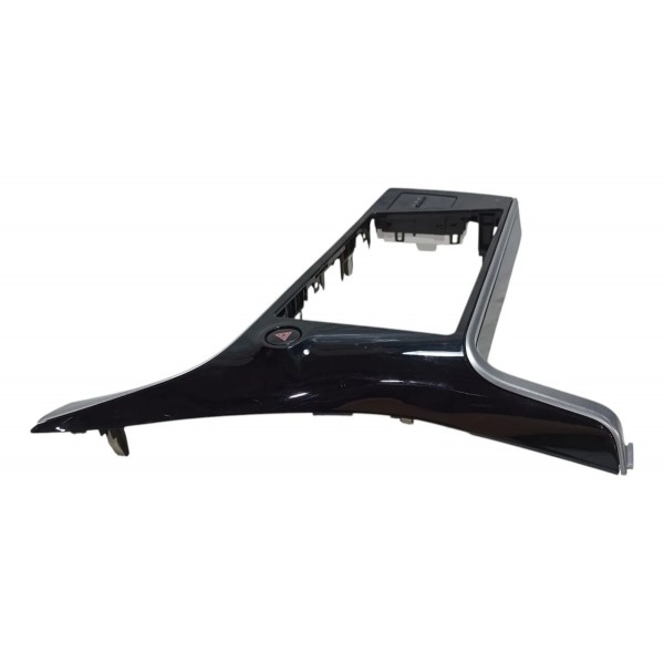 Moldura Painel Central Multimídia Alerta Toyota Corolla 2018 Preto
