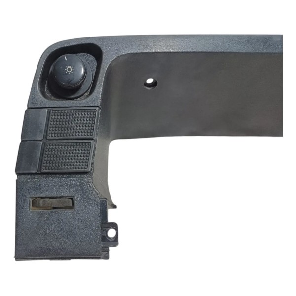 Moldura Painel Instrumento Botão Alerta Gm Kadett 1994 Cinza-escuro