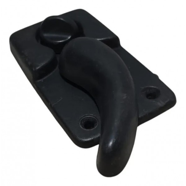 Maçaneta Interna Porta Correr Lateral Ld Renault Master 2006 Preto Traseira
