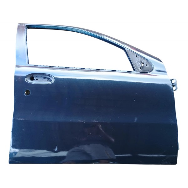 Porta Dianteira Lado Direito Fiat Siena Palio Fire 2005 Dianteira Direito Azul